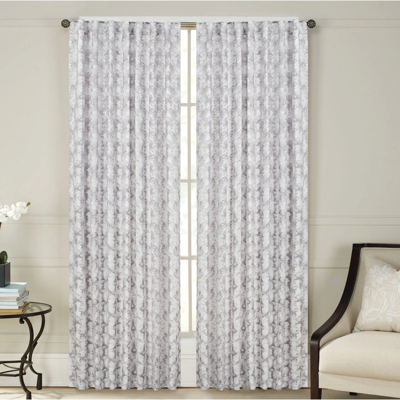 Sure Fit Abstract Room Darkening Rod Pocket Curtain Panels & Reviews